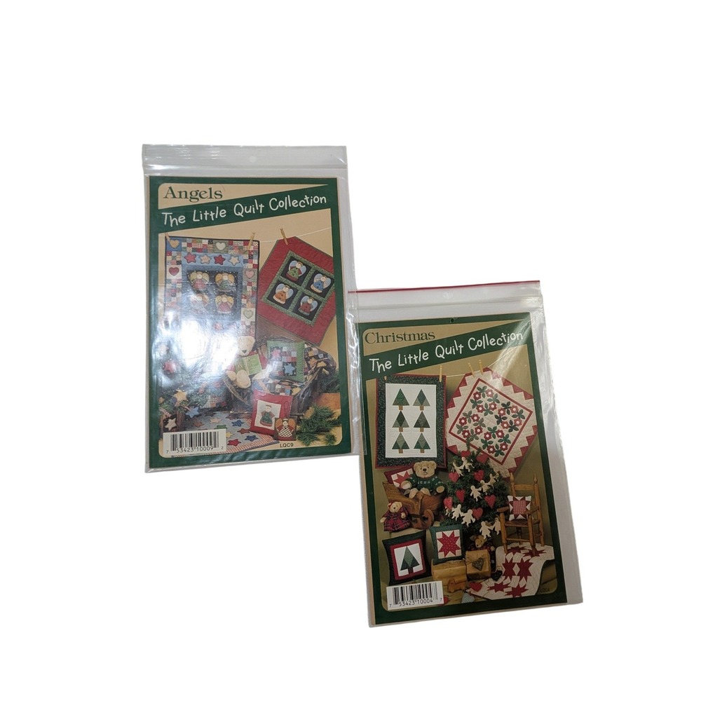 Little Quilts The Little Quilt Collection Christmas Angels Patterns 1994 Lot 2